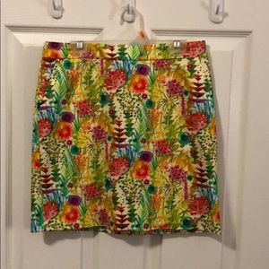 J. Crew Liberty prints skirt
